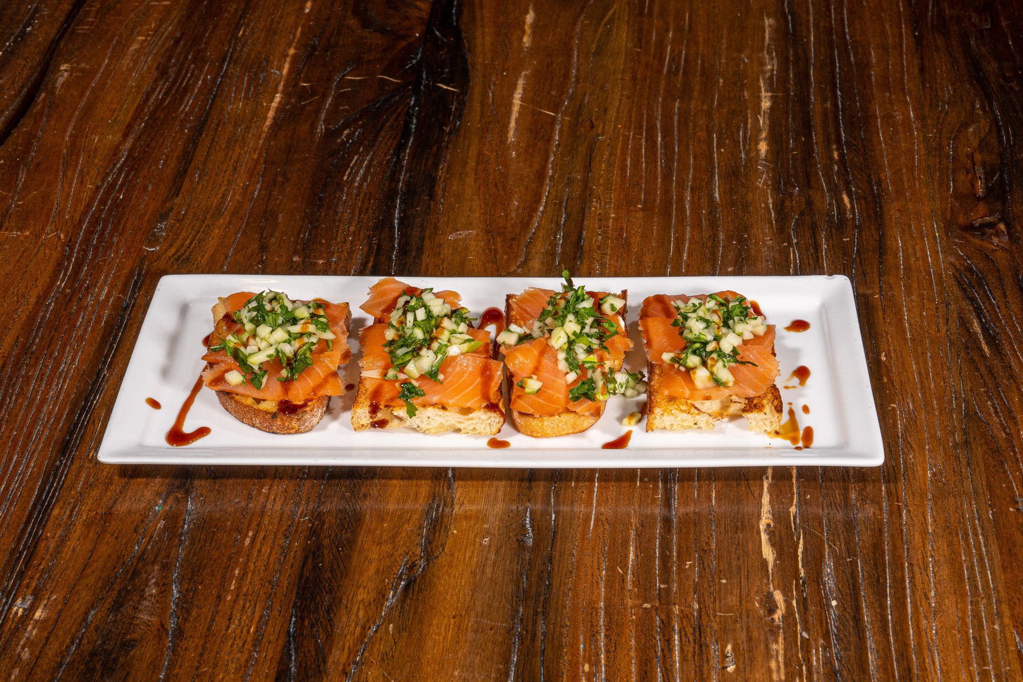 Smoked Salmon Bruschetta